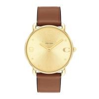 ราคา COACH Elliot รุ่น CO14504201 นาฬิกาข้อมือผู้หญิง สายหนัง สีน้ำตาล หน้าปัด 36 มม. (28905644774)