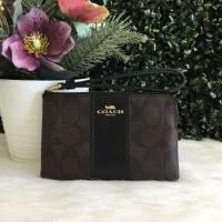 ราคา Coach Corner Zip Wristlet In Signature Canvas F58035 IMAA8 (2794667478)