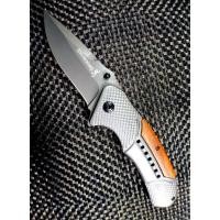 ราคา BROWNING No.F81 มีดพับบราวนิ่ง รุ่น F81 ด้ามจับไม้ [แท้] + สแตนเลสเพื่อเพิ่มความแข็งแรงให้กับด้ามจับ ใบมีดคมกริบ (7817700497)