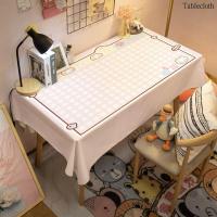 ราคา ผ้าปูโต๊ะลายการ์ตูนแมวลายสก๊อต พร้อมเสื่อกันฝุ่นสำหรับโต๊ะเขียนหนังสือและห้องนอน (41172415745)
