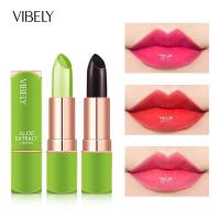 ราคา VIBELY Aloe Vera Moisturizing Thermochromic Jelly ลิปสติก Moisturizing Lip Gloss Lip Care Lip Care Lip Balm Shaking Fast (29791891592)