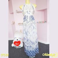 ราคา โล๊ะตู้ ส่งต่อ เดรสยาวลายสวย มือ 1 ป้ายห้อย งานป้าย : Lady Ribbon (2082774614)