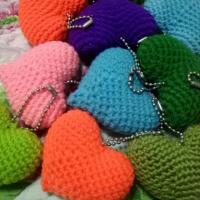 ราคา โครเชต์หัวใจถัก ห้อยมือถือ ห้อยพวงกุญแจ (1235249016)