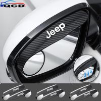 ราคา 2 ชิ้น/เซ็ต Jeep คาร์บอนไฟเบอร์รถยนต์กระจกมองข้างฝนคิ้วป้องกันดวงอาทิตย์อะไหล่รถ สําหรับ Willys Wrangler jk Grand Cherokee Commander (42873912450)