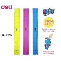 ราคา Deli ไม้บรรทัดเยลลี่ งอได้ Twist Me No.6209 ขนาด 30 ซม. (ราคาต่อ 1 ชิ้น / คละสี) (20895817061)