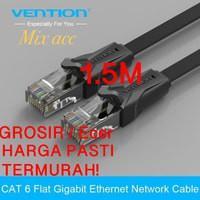 ราคา [IBA - 1.5M] Vention Flat LAN Cable RJ45 Cat6 UTP (43355773766)