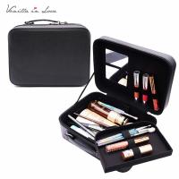 ราคา BG136 กระเป๋าเครื่องสำอางทรงกล่อง Vanilla in love พร้อมหูหิว สีดำ (5945102332)