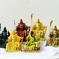 ราคา กวนอู เทพเจ้ากวนอูปางนั่งอ่านหนังสือ เจ้าพ่อกวนอู เทพเจ้ากวนอู นั่งอ่านหนังสือสีไม้ สีทองทราย สีเขียว สีทองเหลือง 8 นิ้ว (3397564391)