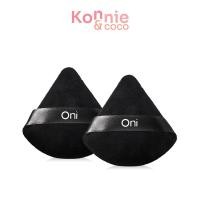 ราคา Oni Triangle Powder Puff 2pcs #Black โอนิ พัฟแต่งหน้าทรงสามเหลี่ยม สีดำ. (41576139501)