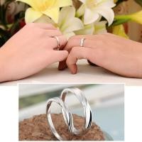 ราคา แหวนแต่งงาน แหวนคู่ แหวนเงินแท้925 ชุบทองคำขาว (905569897)