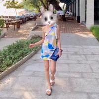 ราคา เสื้อไหล่เฉียง เดรสไหล่เฉียง ใส่แล้วขับผิด ดูแพงมากค่ะ (22327775396)