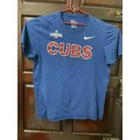 ราคา เสื้อยืดวินเทจ มือสอง CUBS ป้ายTHE NIKE TEE สีน้ำเงิน 23“/28” (24123117487)