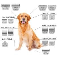 ราคา ที่ถอดออกได้สัตว์เลี้ยงกรูมมิ่งสุนัขผมTrimmerเซรามิคขอบใบมีดใช้งานร่วมกับAndis,Oster A5,Wahl KM10 Series pers (48600078902)