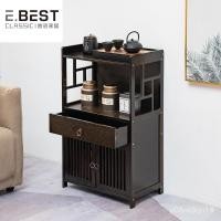 ราคา ตู้ชาใหม่สไตล์จีนขนาดเล็กห้องรับแขกติดผนังตู้โต๊ะกาแฟโซฟาตู้ข้างตู้โชว์ชาชั้นวาง XTJK (18637525981)