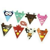 ราคา ธงตอม่อ / แบนเนอร์สามเหลี่ยมหัวสัตว์ / ธงตอม่อหัวสัตว์ / แบนเนอร์ (43871040943)