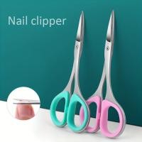 ราคา คุณภาพสูง Warping Tip กรรไกรตัดหนัง anti-slippery handle เล็บสแตนเลสเล็บหนัง Cuticle Trimmer Nippers (26038237793)