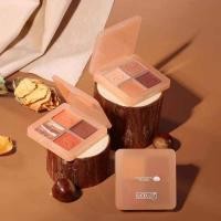 ราคา อายแชโดว์ 4สี WODWOD-w808 แพคเกจน่ารัก สะดวกพกพา ทาตาเนื้อเนียนละเอียด เกลี่ยเบลนด์ง่ายเนียนละเอียด (11438612527)