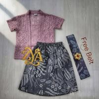 ราคา KATUN ชุดเคบาย่าสําหรับทารกและเด็กพร้อมผ้าบาติกผ้าฝ้าย (40626354706)