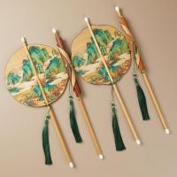 ราคา พัดกลม พัดจีน พัดโบราณ สไตล์จีนโบราณพัด พัดจีน พัดผ้าไหม พัดสไตล์จีน กลม ผ้าไหม ผู้หญิง พัดแดง พัดตรุษจีน พัดพับได้หมุน (27855291989)