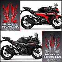 ราคา MERAH STANDARD STRIPING STICKER LIST สําหรับ HONDA CBR150R CBR 150R 2018 2019 สีแดงสีดํา MOTORCYCLE (56350187569)