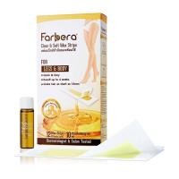 ราคา Farbera Clear & Soft Wax Strips For Legs & Body แบบกล่อง (12 แผ่นแว๊กซ์ + น้ำยาเช็ด 10ml.) (23957938323)