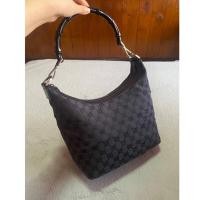 ราคา Gucci BAMBOO G G SHOULDER BAG ของแท้ กุชชี่ วินเทจ มือสอง (22930286125)