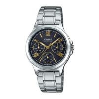 ราคา Casio Standard นาฬิกาข้อมือผู้หญิง สายสแตนเลส รุ่น LTP-V300D,LTP-V300D-1A2,LTP-V300D-1A2UDF - สีเงิน (7418530625)