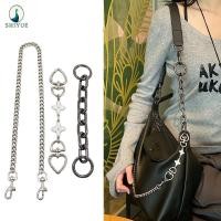 ราคา ไหล่ Underarm Bag extension Chain strap Crossbody Fit for New Version Longchamp Hobo strap Replacement metal Bag accessories (42651162510)