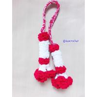 ราคา พวงมาลัย พวงมาลัยแขวนหน้ารถ พวงมาลัยถักโครเชต์ (9240557049)