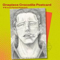 ราคา Onepiece Crocodile Postcard ครอกโคได วันพีช โปสการ์ด (27688420155)