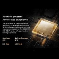 ราคา กลอบลิกอล ★ Xiaomi S รุ่นที่ 2 4K Android TV Ultra HD 2G 8G WIFI Google Cast Netflix เครื่องรับ (29787506765)