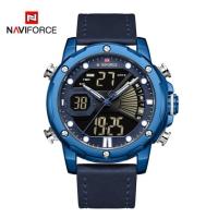 ราคา บริการเก็บเงินปลายทาง นาฬิกาข้อมือ นาฬิกา naviforce แท้ รุ่น NF9172 BEBEBEสายหนัง สีน้ำเงินม ของแท้ 100% (6312661794)