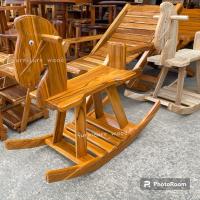 ราคา ม้าโยก ม้าโยกเยก เก้าอี้โยกไม้สัก(กว้าง 30cm ยาว 80cm สูง 75cm)พร้อมส่ง (25510873213)