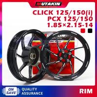 ราคา MUTAKIN ล้อแม็ก 801 ล้อแม็กคลิก For HONDA CLICK125(i) / CLICK150(i) / PCX150 / PCX125 BLACK/RED/BLUE -24T-1.8*2.15-14 (28264438907)