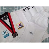 ราคา ชุดเทควันโดผ้าขาวมือ2 #ชุดเทควันโดมือ2 #พิเศษแถมสายขาว (4864390640)