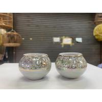 ราคา ถ้วยลายครามสำหรับนกกรงหัวจุกขนาดเล็ก1คู่ (22527398284)