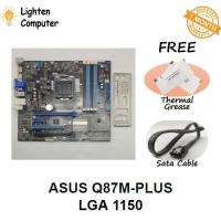 ราคา เมนบอร์ดUSEDASUS Q87M-PLUS Q87 LGA 1150 INTEL 4th Gen mATX micro ATX (26323939120)