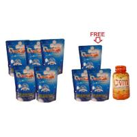 ราคา Ultimate Collagen100%Pure อัลติเมทคอลลาเจน 50 กรัม 5 ถุงเติม แถม 3 ถุงเติม และวิตามินซี1 ขวด (4645376882)