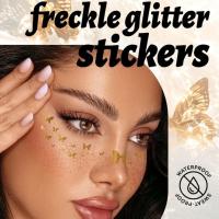 ราคา Glitter Skincare Freckle Face Tattoo, 6 แผ่น/กล่อง Sparkle Freckle Tattoo, Stardust Speckle A5L6 (27566230156)