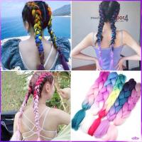 ราคา พร้อมส่ง แฮร์พีช ผมเปีย ไหมถักผม รุ่น 3-4 สี รวม 49 เฉดสี ไหมถักเปีย ไหมไฟเบอร์ ไหมต่อผม ยาว 60cm 100g+ (43311161207)