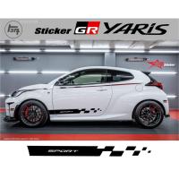 ราคา สติ๊กเกอร์ GNSTICKER toyota gr yaris อุปกรณ์เสริม toyota gr yaris (56651316532)