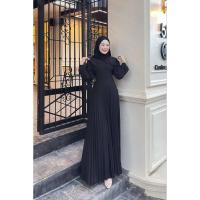 ราคา เดรสมุสลิม ชุดมุสลิม ชุดอิสลาม เดรสสาวอวบ (10293381632)