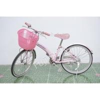 ราคา จักรยานแม่บ้านญี่ปุ่น - ล้อ 20 นิ้ว - ไม่มีเกียร์ - สีชมพู [จักรยานมือสอง] (20183179669)