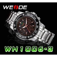 ราคา WEIDE – WH1006: Dual Time Swiss Movement Watch (127776751)