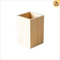 ราคา Dotsheep กล่องใส่หลอด ** กลาง กล่องไม้ทรงสูง กล่องใส่ปากกา ใส่ของอเนกประสงค์ ไม้ยางพารา (388) (23940937668)