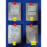 ราคา HDD PC 3.5" ยี่ห้อ Hitachi, seagate ความจุ 2TB, 500GB สภาพสวย รายละเอียดข้างใน (15104494293)