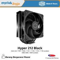 ราคา Cooler Master Hyper 212 Black CPU Air Cooler Intel AMD ฮีทซิงค์พัดลม (43274247846)