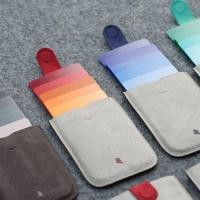 ราคา DAX Layered Draw Card Holder Ultra-Thin Gradient Bank Card Holder Portable ID Holder Mini Wallet Business Card Holder 6.27 (44006397306)