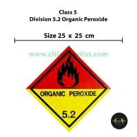 ราคา สติกเกอร์วัตถุอันตราย Class 5.2 แผ่นละ 35 บาท/50 แผ่น (23821136597)