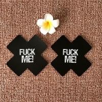 ราคา ปิดจุก สติ๊กเกอร์แปะนมFUCK MEรุ่น FF007 พร้อมส่ง By Monkey Love (9155448409)